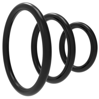 pénis durable Ring For Male de retard d'éjaculation du silicone 3pcs/set