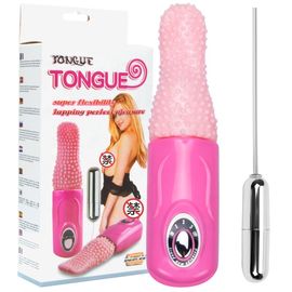 Jouets adultes vibrants de sexe de vibrateur oral de Clit de langue pour des femmes