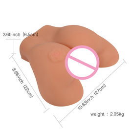 Jouets masculins de sodomie de vagin de Masturbator de la vibration 3D de poupée réaliste imperméable de sexe