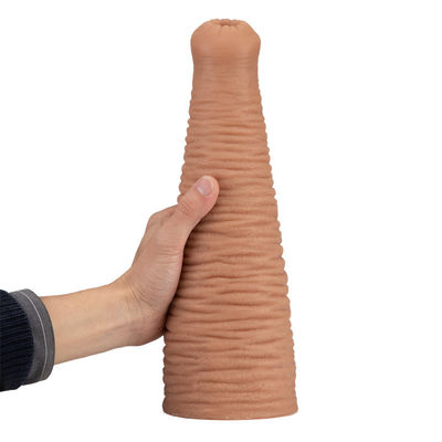jouets artificiels de sexe de massage de prostate de godemiché de nez d'éléphant de coq de 100mm*295mm