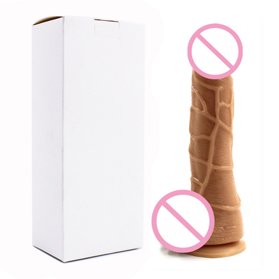 7 pouces de bande de godemiché de jouets réalistes de sexe pour le faux chaud Dick de vente de femmes