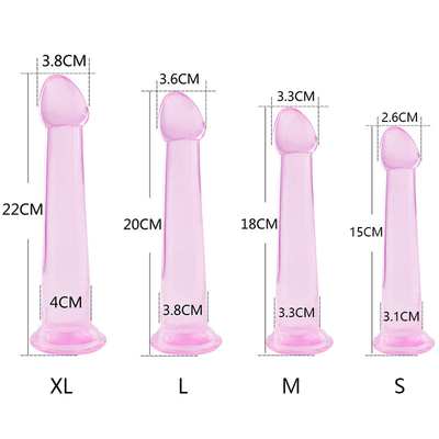 Jouets sexuels vaginaux de point G de prostate de bouchons anaux avec la base forte de ventouse