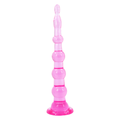 Prise anale de bout de 6 perles et de 7 perles, entraîneur anal Toy de godemiché de Massager de Prostage