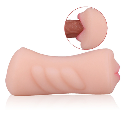 Jouet de sexe de trou de vagin d'aperçu gratuit double de Masturbator de bouche d'avions de tasse de cloque de gorge profonde intime orale réaliste de chat pour