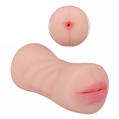 Jouet de sexe de trou de vagin d'aperçu gratuit double de Masturbator de bouche d'avions de tasse de cloque de gorge profonde intime orale réaliste de chat pour