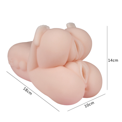 L'adulte serré mol de chat de double de version de vagin silicone masculin anal réaliste de Masturbator joue des jouets de sexe pour le Masturbator des hommes