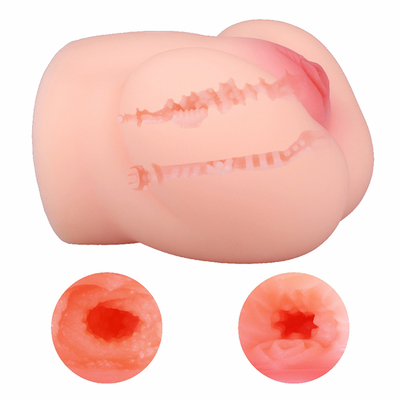 Poupée réaliste en caoutchouc masculine en gros de sexe de vagin de Toy Silicone de chat de femme pour l'homme