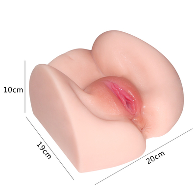 Âne grandeur nature de butin de vagin à nervures réaliste de Masturbator
