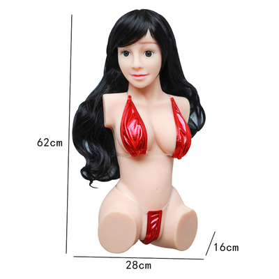 Jouets gais adaptés aux besoins du client de sexe de poupée de sexe de sexe de prix usine de poupée demi de corps femme de toute neuve d'homme pour l'homme