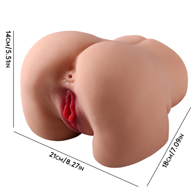 Fesses 3D réalistes de best-seller d'usine pour les hommes se masturbant le silicone Buttocksreal Cat Pocketssimulated Vaginal Sex T