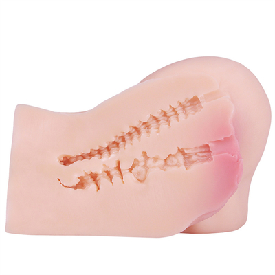 Le grand âne de sexe que le chat joue le nouveau sexe de vente chaud de tasse de masturbation joue la double Manche Mini Silicone Masturbators Sex Toy pour M