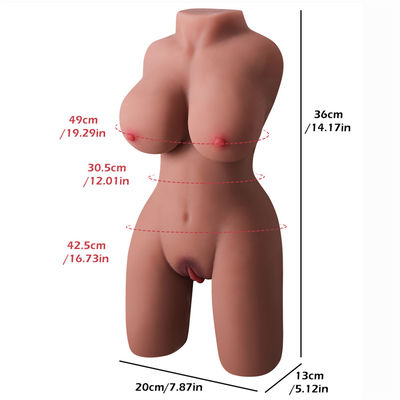 L'usine vend le sexe masculin réaliste Toy For Man de masturbation du meilleur demi de corps torse masculin de poupée