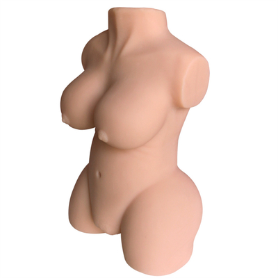 Masturbation de vagin d'âne de sein de Toy Hot Selling Half Body de vrai silicone réaliste grande pour le mâle des hommes
