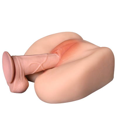 Sexe artificiel de vagin de masturbation de prix usine Toy Fat Butt 2 dans 1 jouet anal de Troso d'âne de masturbation pour l'homme