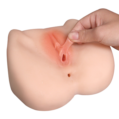 Sexe artificiel de vagin de masturbation de prix usine Toy Fat Butt 2 dans 1 jouet anal de Troso d'âne de masturbation pour l'homme