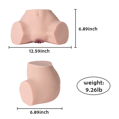 Les ventes supérieures empochent poupée réaliste de sexe de corps de sexe de poupée d'amour du Masturbator 2.5kg d'homme de chat la vraie demi