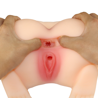 Poupée adulte de sexe de poupée de masturbation de demi de corps grand d'âne de sexe de poupée vrai de vagin le meilleur marché âne mol de femmes pour l'homme
