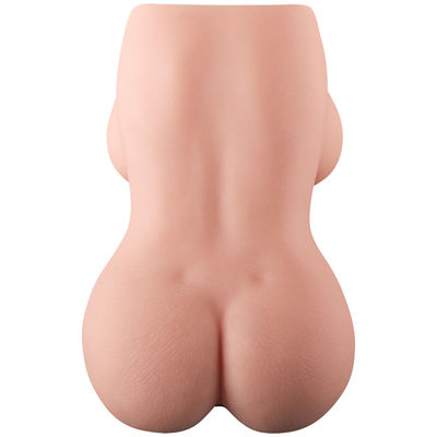 Adulte masculin Toy Torso Artificial Vagina Anus d'hommes de poupée de sexe de vagin de chat de masturbation de demi sein de corps grand pour le jouet masculin de sexe