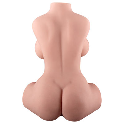 demi torse de poupée de sexe de corps de la poupée 5.5kg avec le jouet adulte de sexe de vrai Masturbator masculin de vagin de squelette en métal pour les hommes