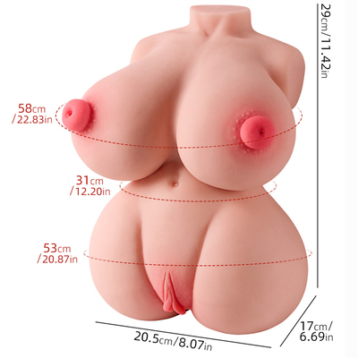 3 dans 1 tasse masculine de Masturbator pour le sexe réaliste Toy For Men Massager de vagin de l'homme