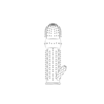 Vente chaude Crystal Penis Sleeve Extender pour l'homme