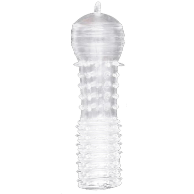 Vente chaude Crystal Penis Sleeve Extender pour l'homme