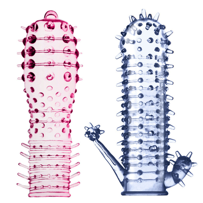 Sexe chaud Toy Crystal Penis Enlargement Sleeve de vente pour les hommes