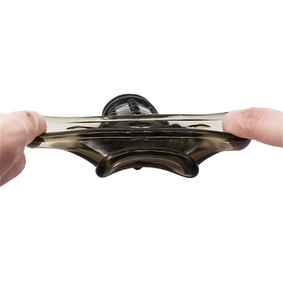 Douille réutilisable de supplément de pénis de silicone d'hommes d'éjaculation liquide de retard