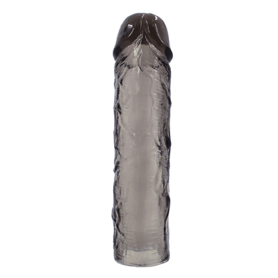 Pénis réaliste de silicone de coq de douille d'extension de pénis d'hommes de Toy Dildo Extender Condoms For de sexe