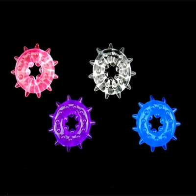 Le pénis coloré Ring Cock Rings Male Sex joue les anneaux à retard de temps de pénis