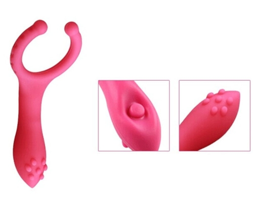 Jouets sexuels vibrant pinces de mamelons avec vibrateur de point G pour femmes