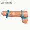 Jouets réutilisables de Dick Enlargement Sex Toys Cock Ring For Men Delayed Ejaculation de douille de pénis de préservatifs de pénis