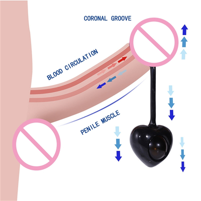 Coq en caoutchouc Ring For Men Sex Toy de vibration de Ring Silicone Vibrator Delay Ejaculation de pénis