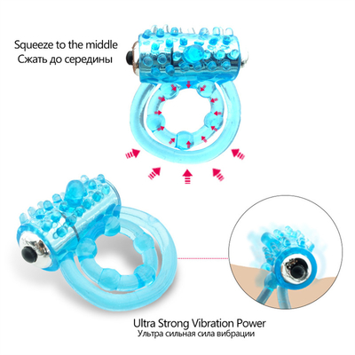 Ringe de massage à double verrouillage à vibration