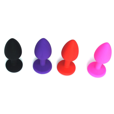 Jouets adultes gais anaux de prise de bout de Chastity Anal Plug Adult Toy Jeweled par silicone portatif pour les hommes