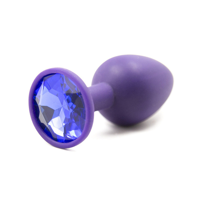 Jouets adultes gais anaux de prise de bout de Chastity Anal Plug Adult Toy Jeweled par silicone portatif pour les hommes