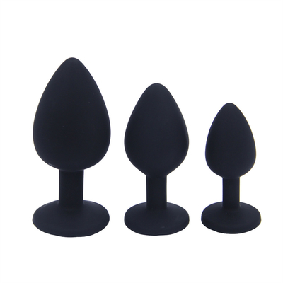 Jouets adultes gais anaux de prise de bout de Chastity Anal Plug Adult Toy Jeweled par silicone portatif pour les hommes