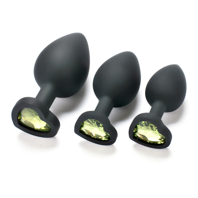 Jouets adultes gais anaux de prise de bout de Chastity Anal Plug Adult Toy Jeweled par silicone portatif pour les hommes