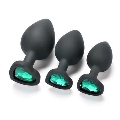 Jouets adultes gais anaux de prise de bout de Chastity Anal Plug Adult Toy Jeweled par silicone portatif pour les hommes