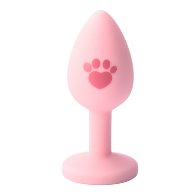 Le sexe adulte joue la prise anale de bout de silicone médical avec la gemme en plastique colorée