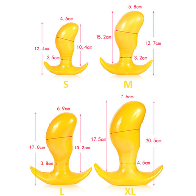 La sodomie joue des prises de bout de silicone pour des femmes et des hommes