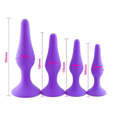 Prise masculine de bout de Massager de prostate de prise anale de silicone pour Toy Anal érotique adulte