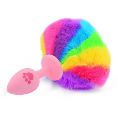 Toy Silicone Anal Plug privé de prise de queue de sexe de produits des femmes anales de masturbation