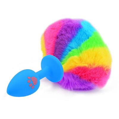 Toy Silicone Anal Plug privé de prise de queue de sexe de produits des femmes anales de masturbation