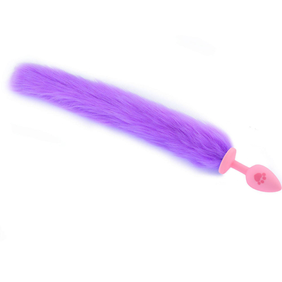 Jouets anaux de sodomie de silicone de prise de Fox de taille de S de bout sexy de queue pour le magasin en ligne Chine d'hommes de femmes