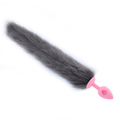 Jouets anaux de sodomie de silicone de prise de Fox de taille de S de bout sexy de queue pour le magasin en ligne Chine d'hommes de femmes