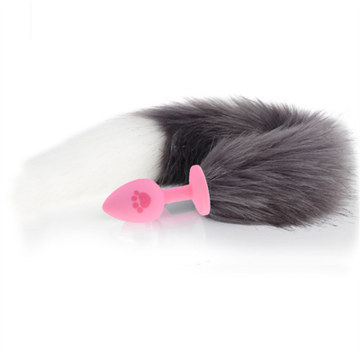 Jouets anaux de sodomie de silicone de prise de Fox de taille de S de bout sexy de queue pour le magasin en ligne Chine d'hommes de femmes