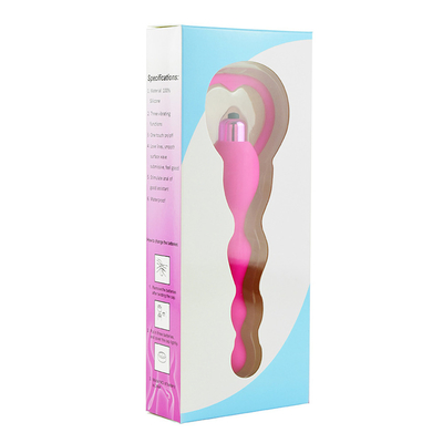 Le sexe Toy Beads 10 de silicone expédie le vibrateur anal de prise pour les deux hommes et femmes