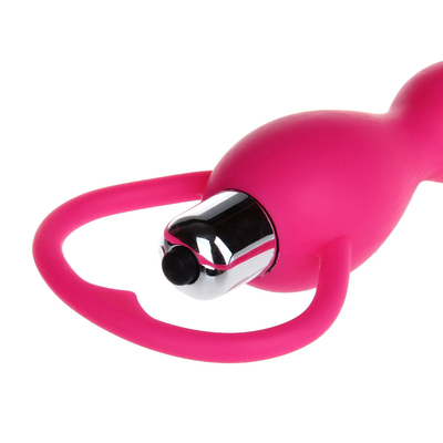 Le sexe Toy Beads 10 de silicone expédie le vibrateur anal de prise pour les deux hommes et femmes