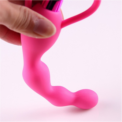 Le sexe Toy Beads 10 de silicone expédie le vibrateur anal de prise pour les deux hommes et femmes